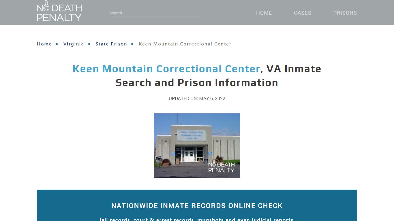 Keen Mountain Correctional Center, VA Inmate Search ...